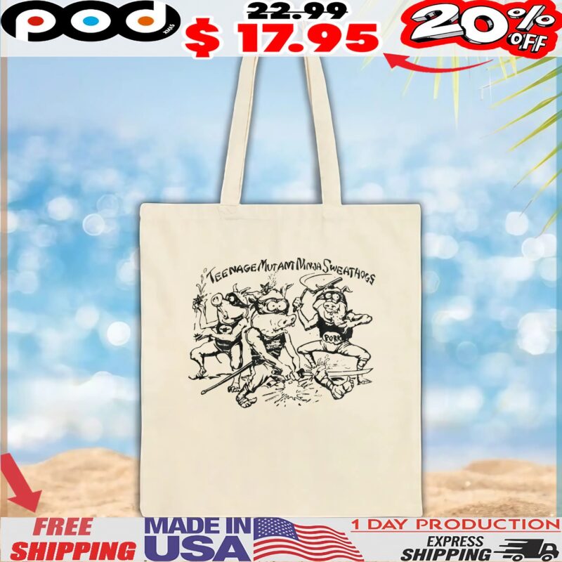 Meenage Mutant Minja Sweathogs Pork T Shirt