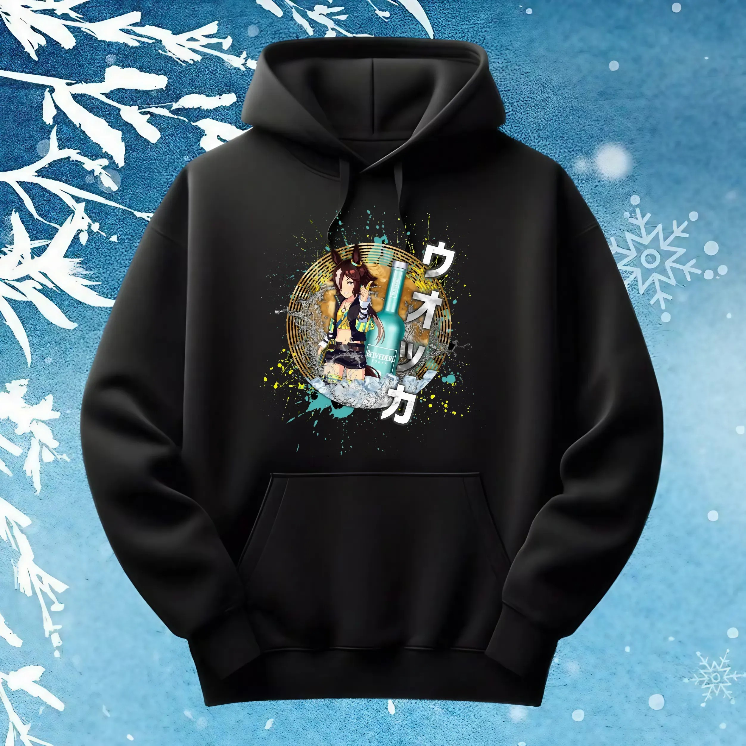 Vodka Uma Musume Pretty Derby X Belvedere Vodka Mashup T Shirt