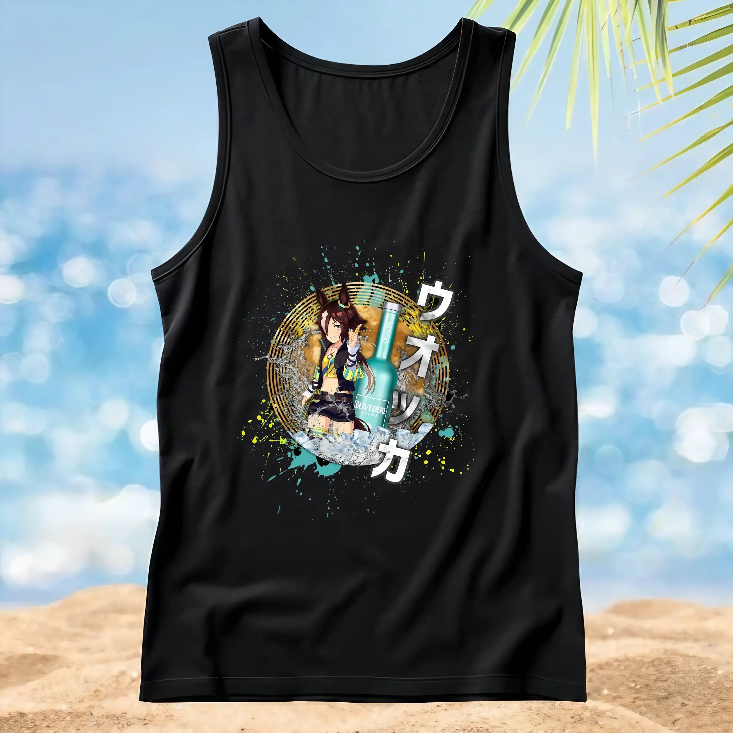 Vodka Uma Musume Pretty Derby X Belvedere Vodka Mashup T Shirt