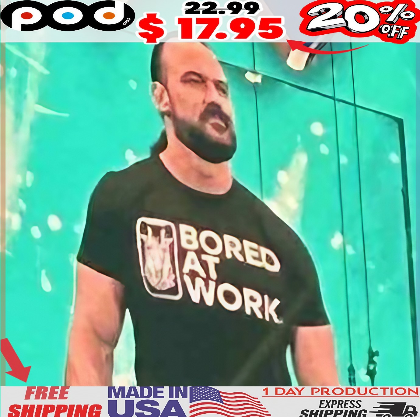 Wwe Bored At Work T Shirt Wwe Bored At Work T Shirt
