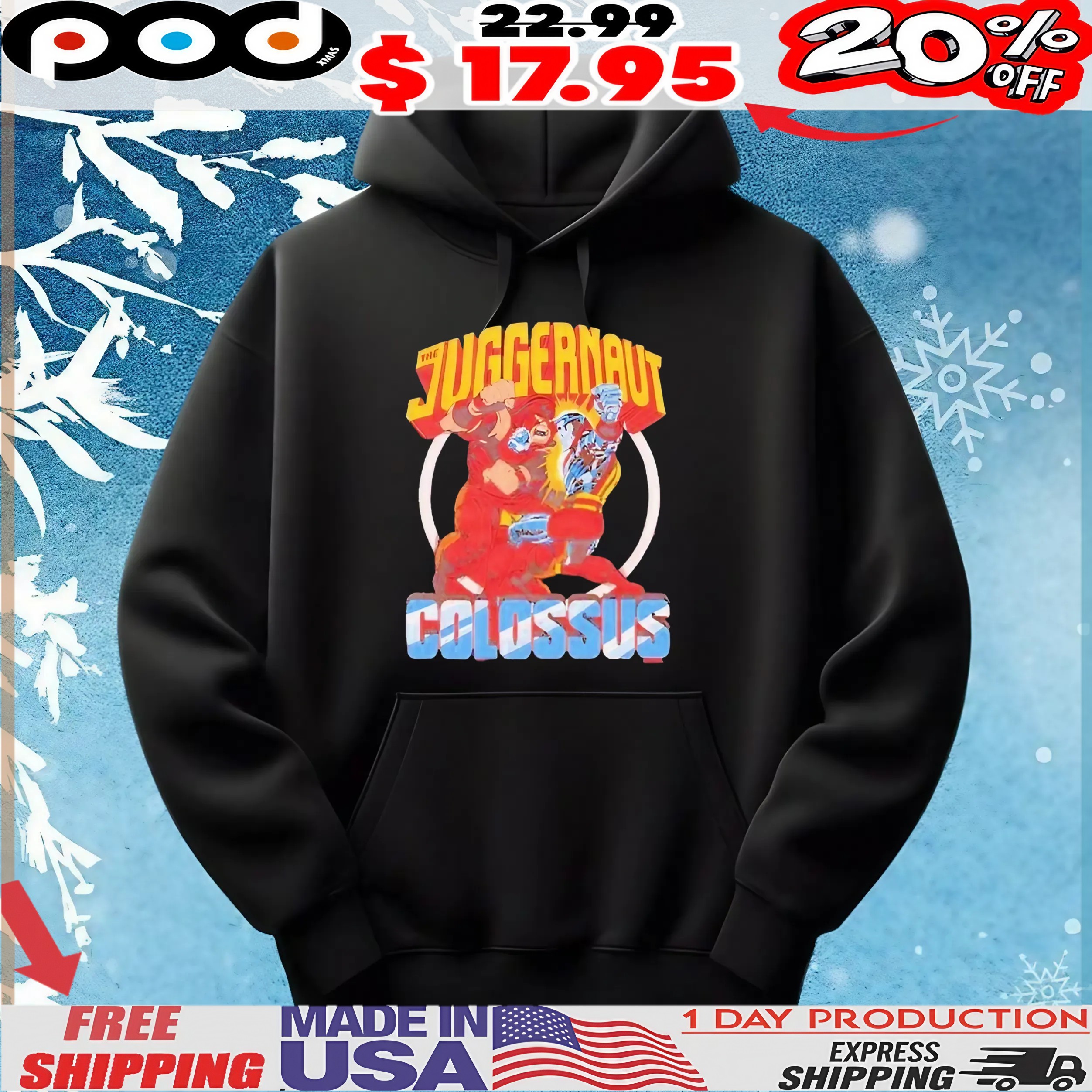X-Men Juggernaut Vs Colossus T Shirt