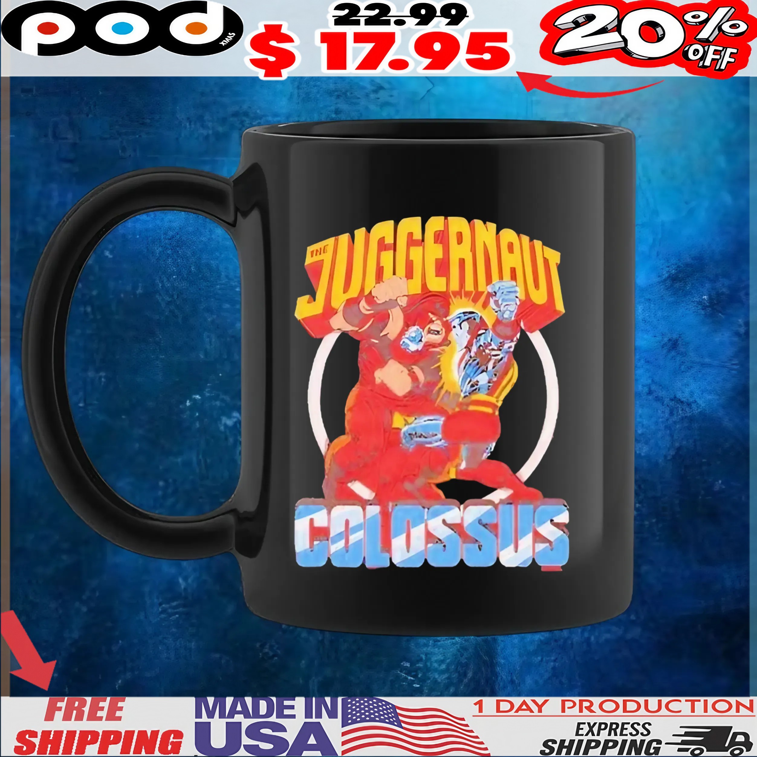 X-Men Juggernaut Vs Colossus T Shirt