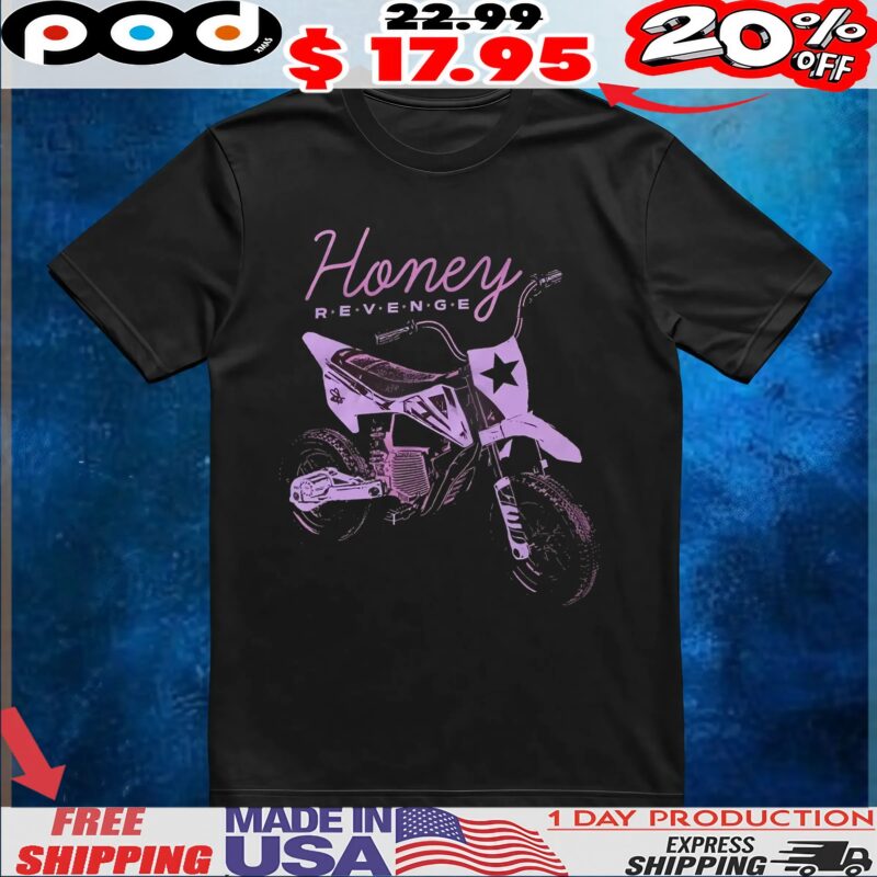 Honey Revenge Pink Motorcycle T Shirt