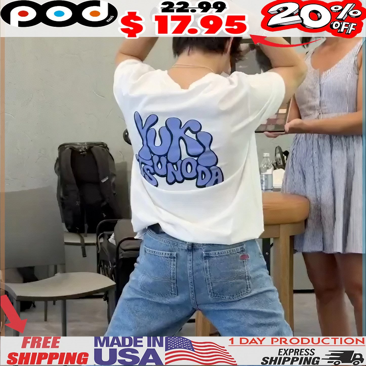 Yuki Wearing Yuki Tsunoda T Shirt Yuki Wearing Yuki Tsunoda T Shirt