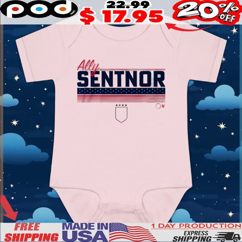 Ally Sentnor Stripe USWNTPA T Shirt