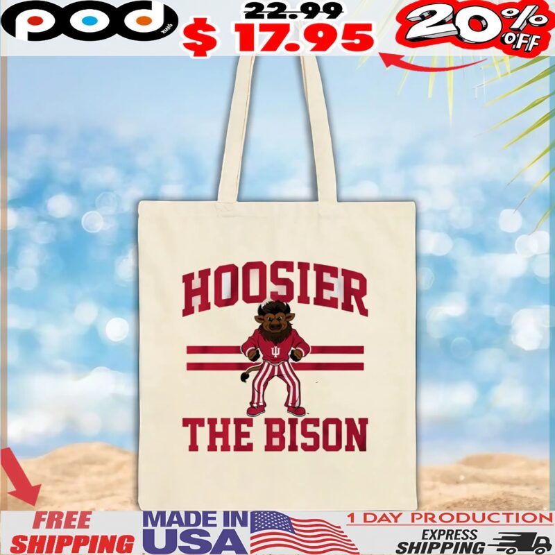 Indiana Hoosiers Hoosier The Bison Mascot T Shirt