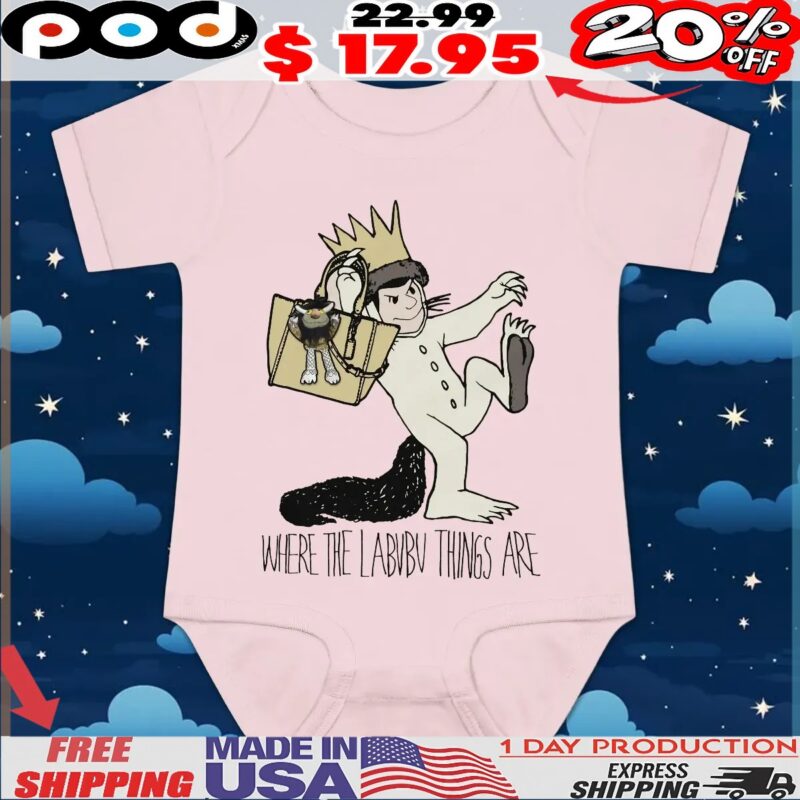Max Where The Labubu Things Are T Shirt