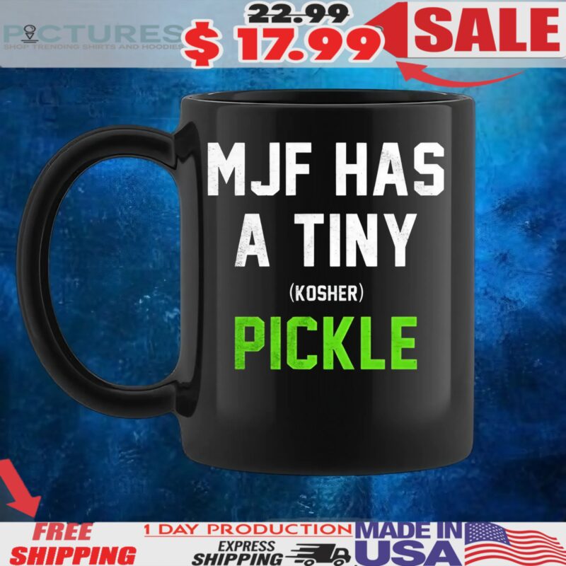 Mark Briscoe Wearing MJF Has A Tiny Pickle T Shirt