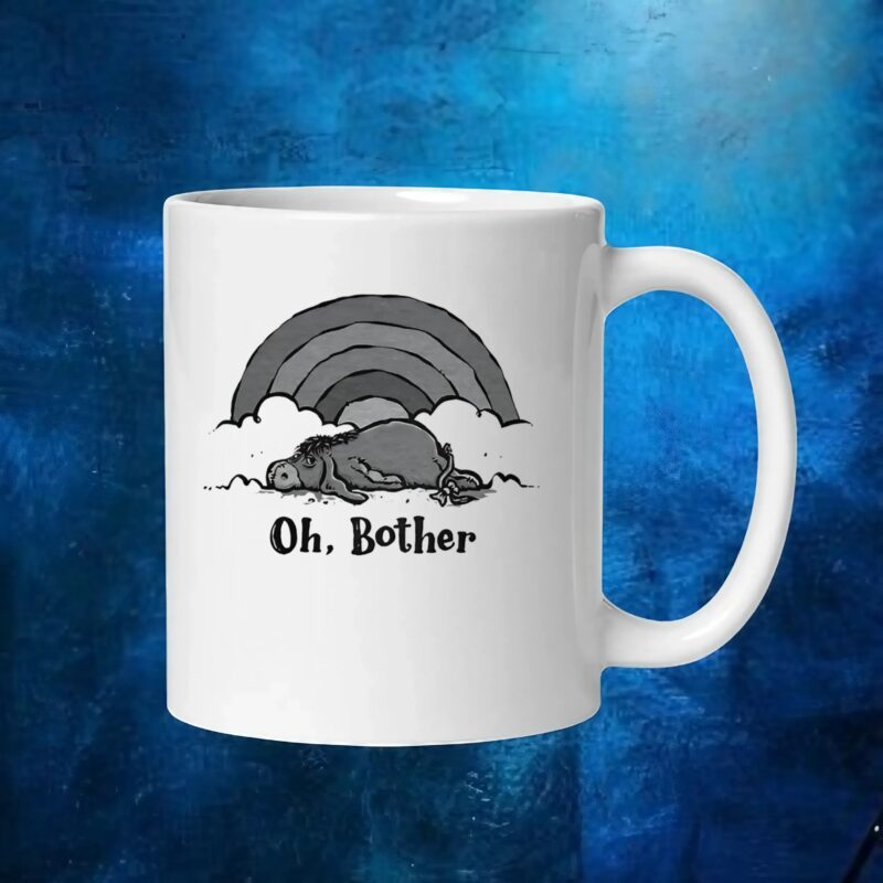 Eeyore grey sky oh bother t shirt