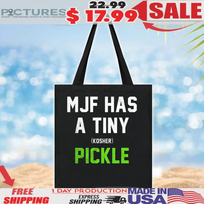 Mark Briscoe Wearing MJF Has A Tiny Pickle T Shirt