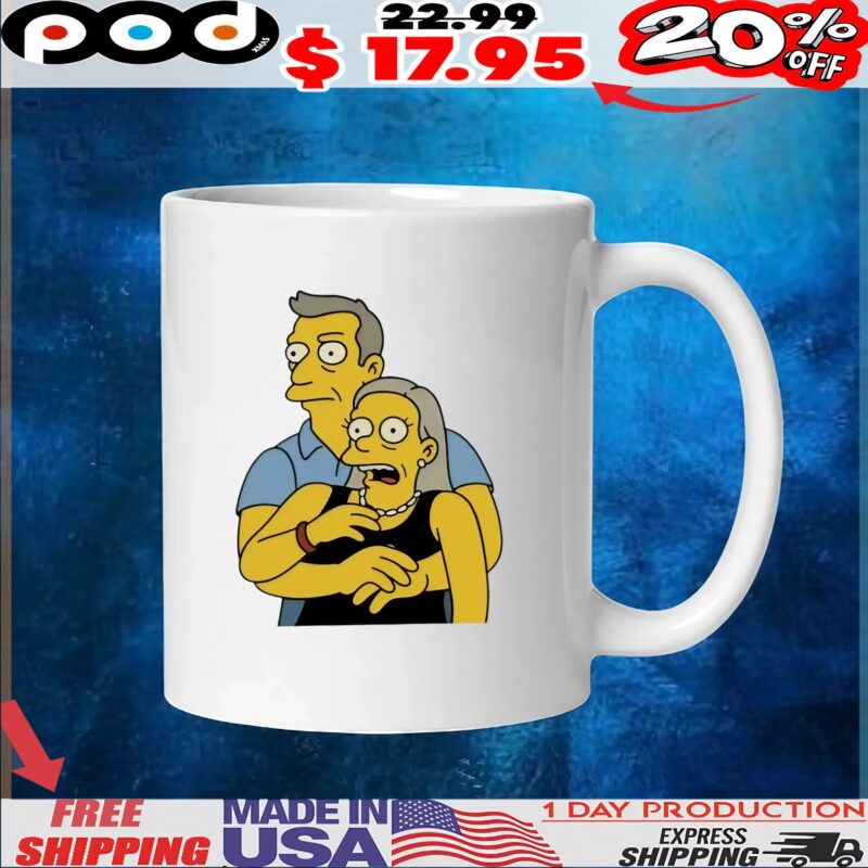 The Simpsons Predict Astronomer CEO Andy Byron Kiss Cam Coldplay MEME T Shirt