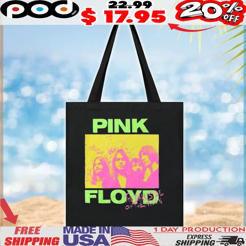 Pink Floyd The Dark Side Of The Moon Neon Band Photo T Shirt