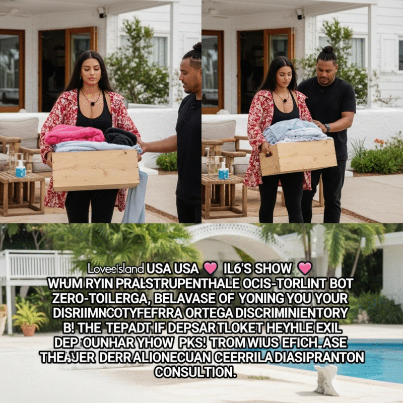 Love Island USA's Cierra Ortega Exits Villa Following Controversy Over Resurfaced Racist Post