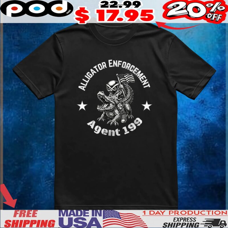 Alligator Enforcement Agent 199 T Shirt