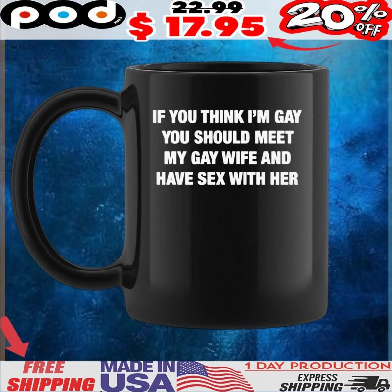 If You Think I'm Gay You Should Meet My Gay Wife And Have Sex With Her T Shirt