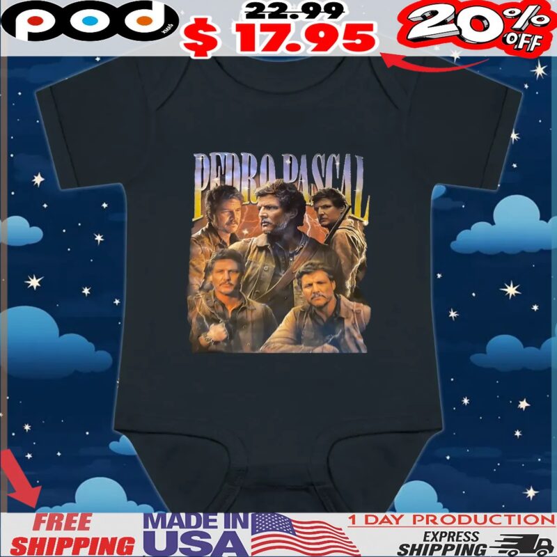 Pedro Pascal Vintage Bootleg Style 2025 T Shirt