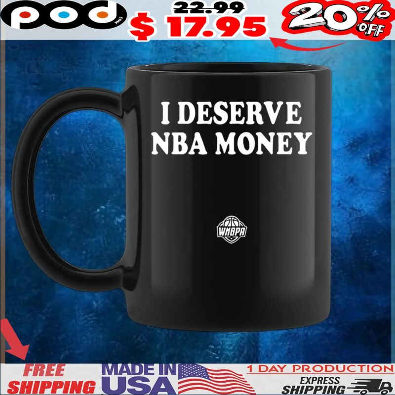 Caitlin Clark Wearing I Deserve NBA Money T Shirt