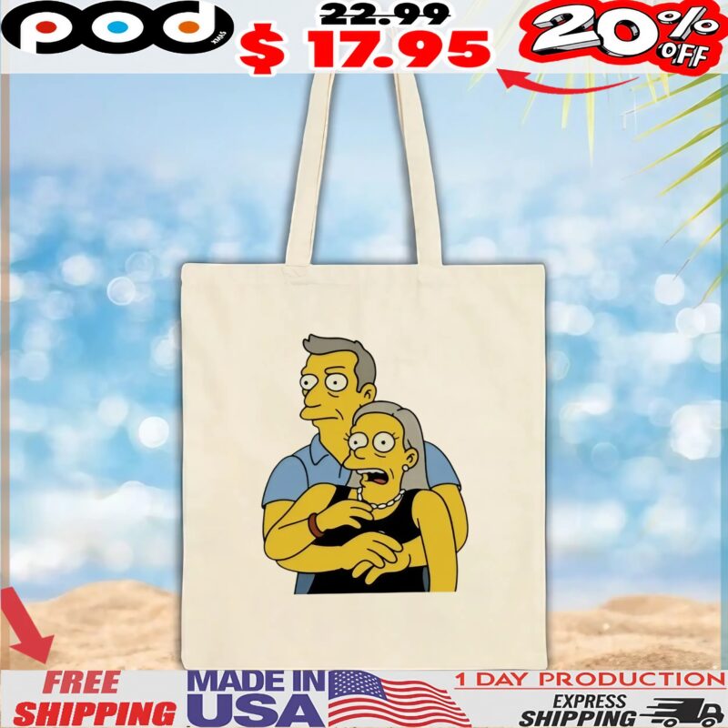 The Simpsons Predict Astronomer CEO Andy Byron Kiss Cam Coldplay MEME T Shirt