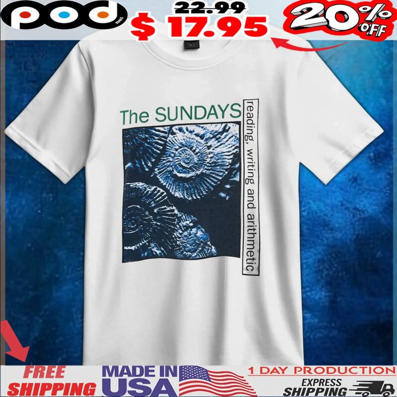 The Sundays Reading, Writing And Arithmetic Uk Tour Tee 90’ T Shirt