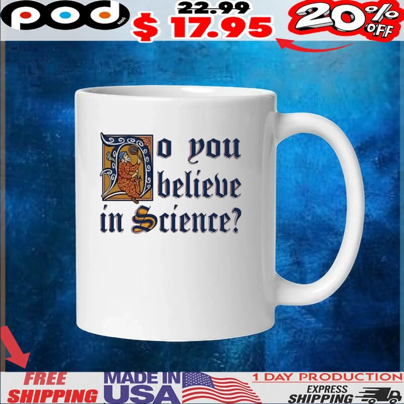 Galileo Galilei do you believe in science retro style t shirt