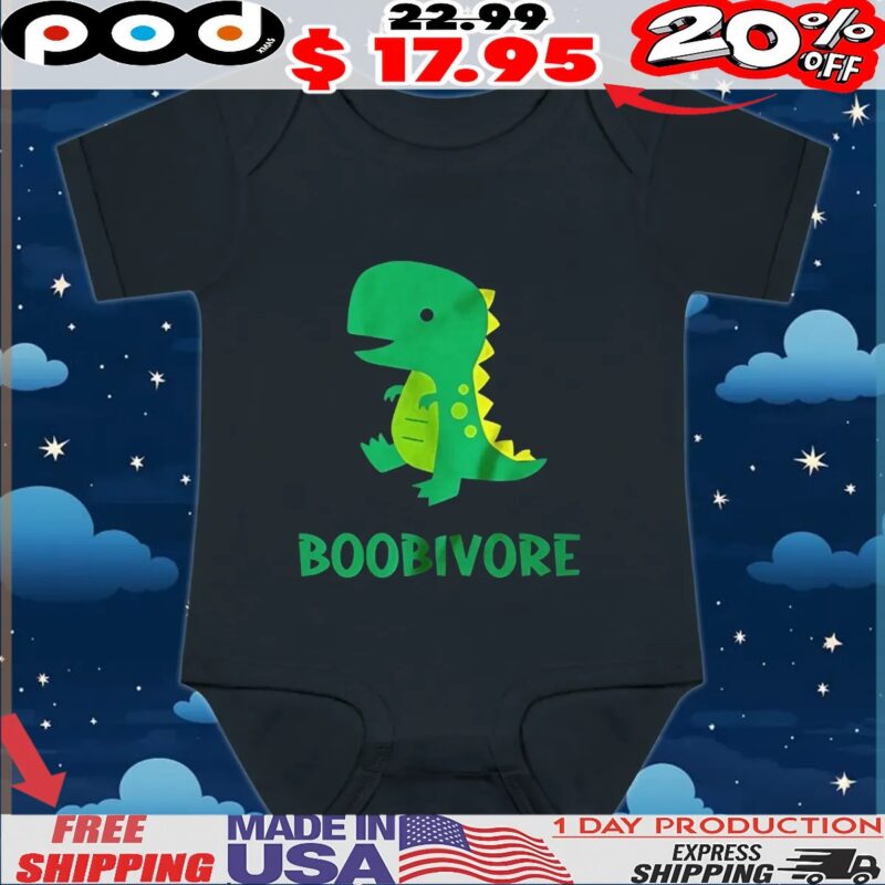 Dinosaur boobivore baby shirt