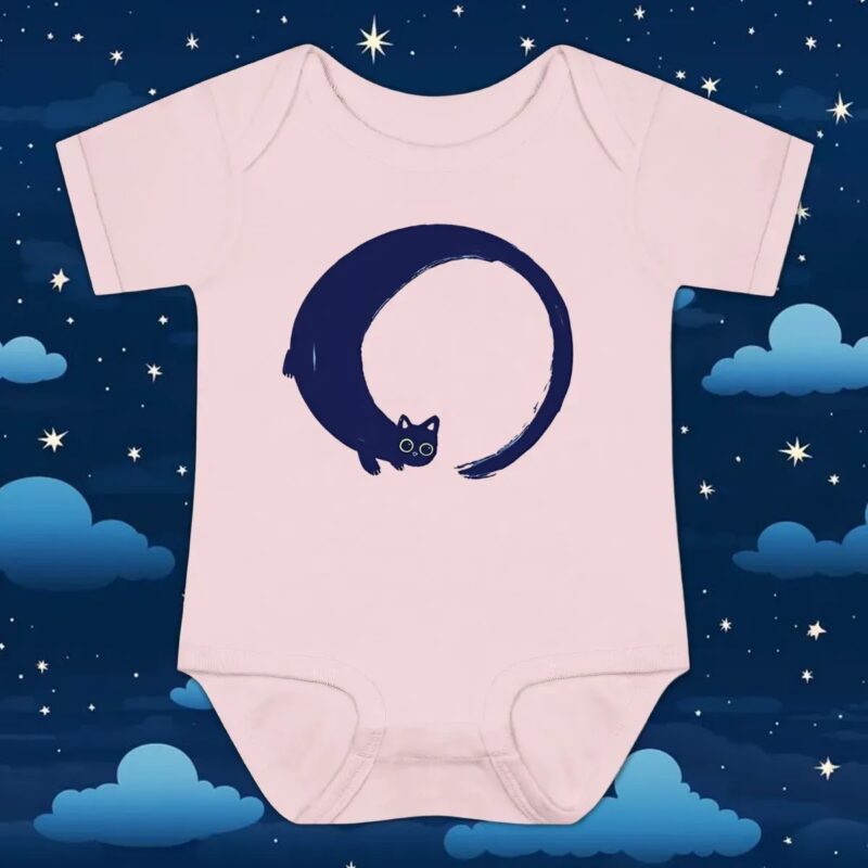 Enso cat circle t shirt