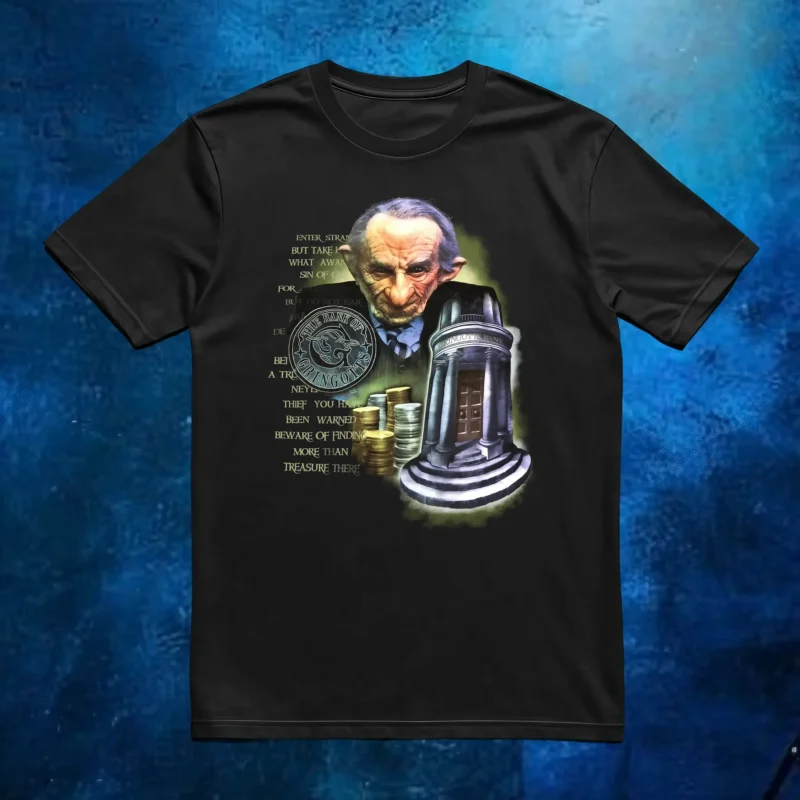 Universal Wizarding World Harry Potter Gringotts Bank Small T Shirt