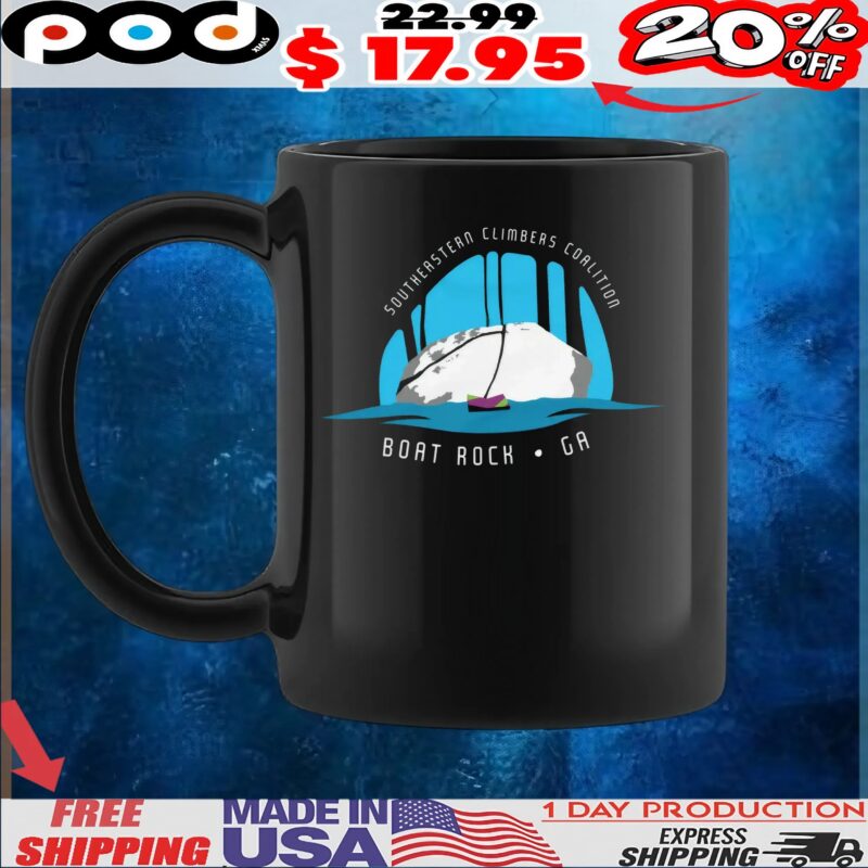 Southeastern Climbers Coalition Boat Rock Ga T Shirt