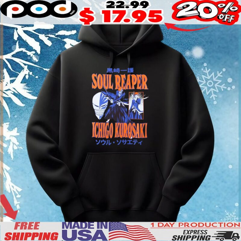 Bleach Soul Reaper Ichigo Kurosaki Anime T Shirt