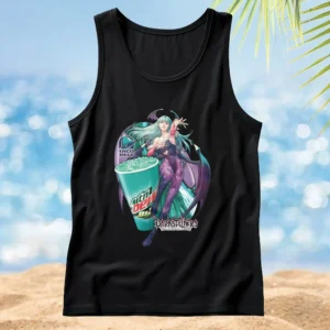 Morrigan Aensland Darkstalkers Mountain Dew Baja Blast T Shirt