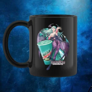 Morrigan Aensland Darkstalkers Mountain Dew Baja Blast T Shirt