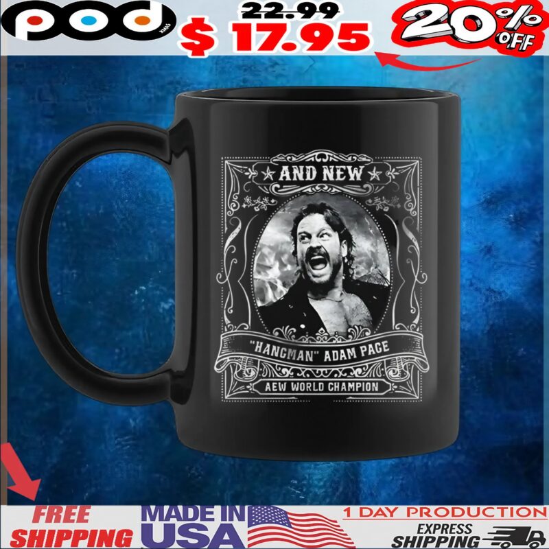 And New Hangman Adam Page AEW World Champion Vintage t shirt