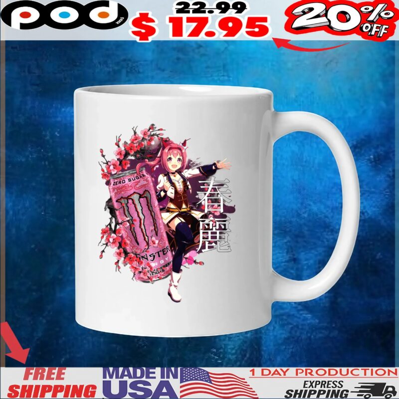 Haru Urara Uma Musume Sakura Monster Energy Anime T Shirt Haru Urara Uma Musume Sakura Monster Energy Anime T Shirt