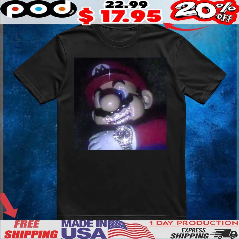 Mario Parody 111 Bust down Keanu T Shirt