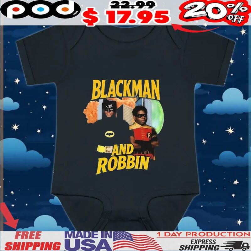 Batman Blackman And Robbin 9 11 T Shirt