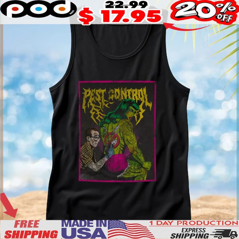 Pest Control Thrash Comic T Shirt