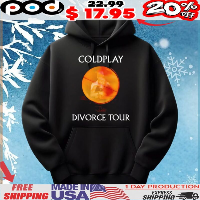 Coldplay Parachutes Divorce Tour CEO Andy Byron T Shirt