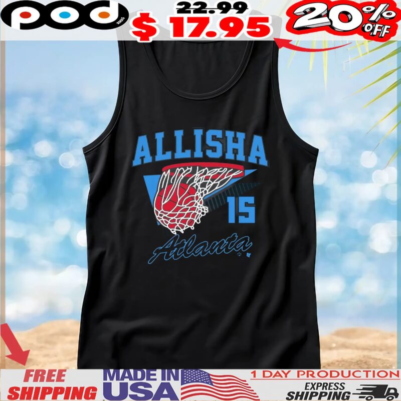 Allisha Gray Retro Swish Atlanta 15 T Shirt
