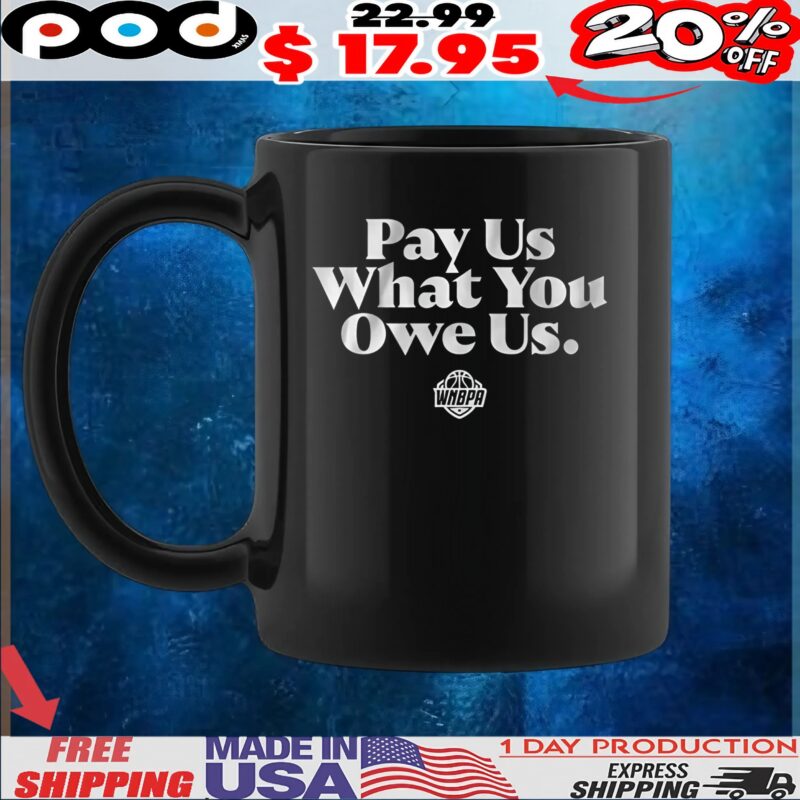 Pay Us What You Owe Us WNBPA logo T Shirt