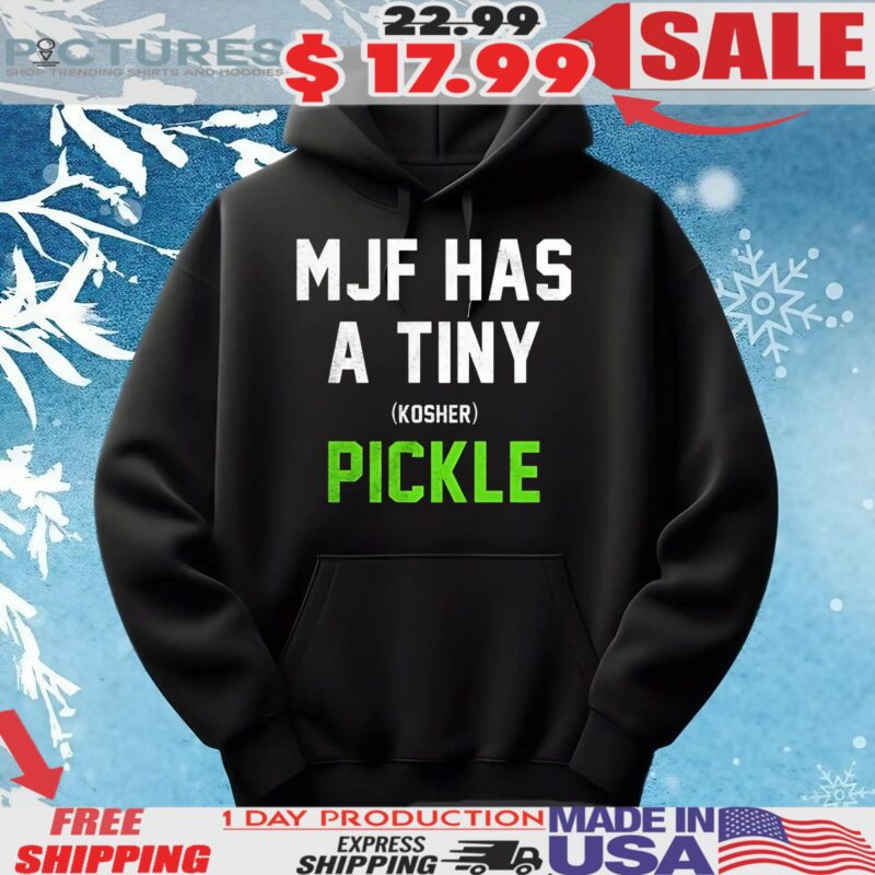 Mark Briscoe Wearing MJF Has A Tiny Pickle T Shirt