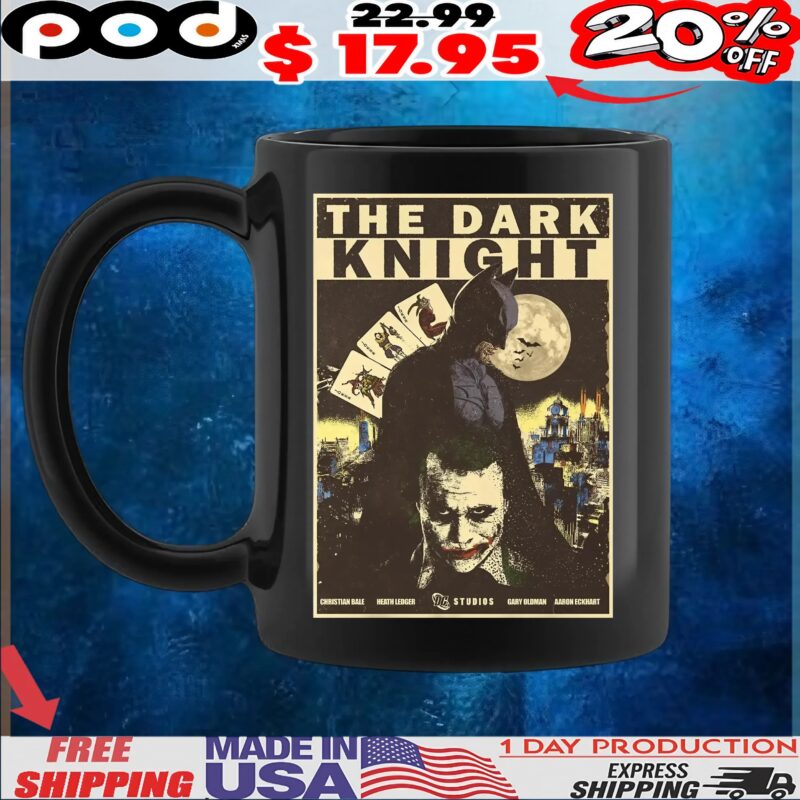 The Dark Knight Batman And Joker Poster T Shirt