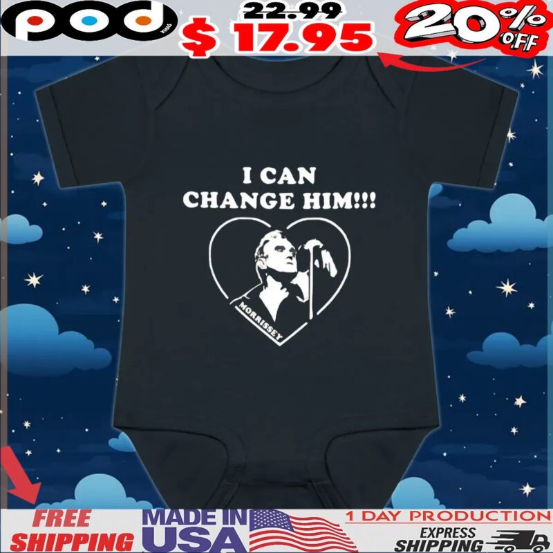 Morrissey I Can Change Him Heart T Shirt
