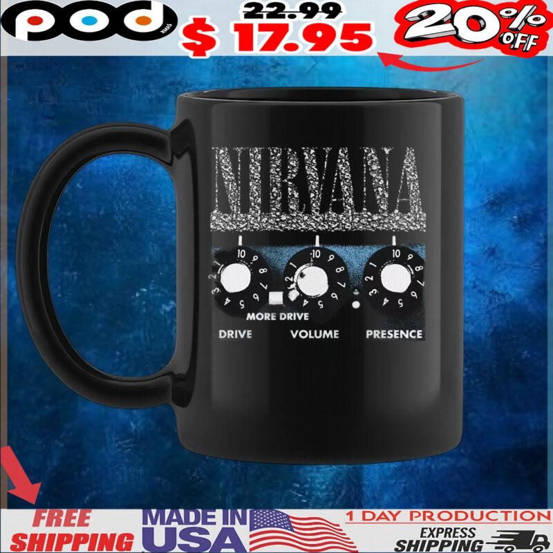 Nirvana Amp Dials Drive Volume Presence T Shirt