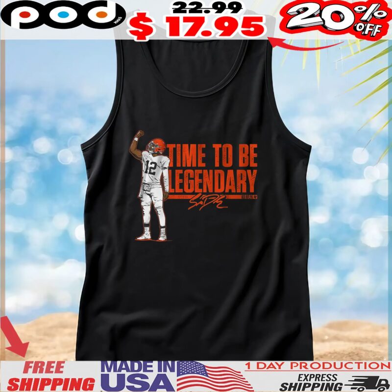 Shedeur Sanders Time To Be Legendary SIgnature T Shirt