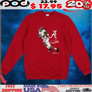 Alabama Football Derrick Henry Superstar Pose Signature T Shirt