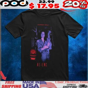 Aliens Lieutenant Ripley Portrait T Shirt