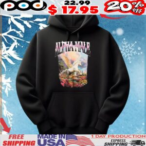 Alpha Male Unicorn Art vintage bootleg style T Shirt
