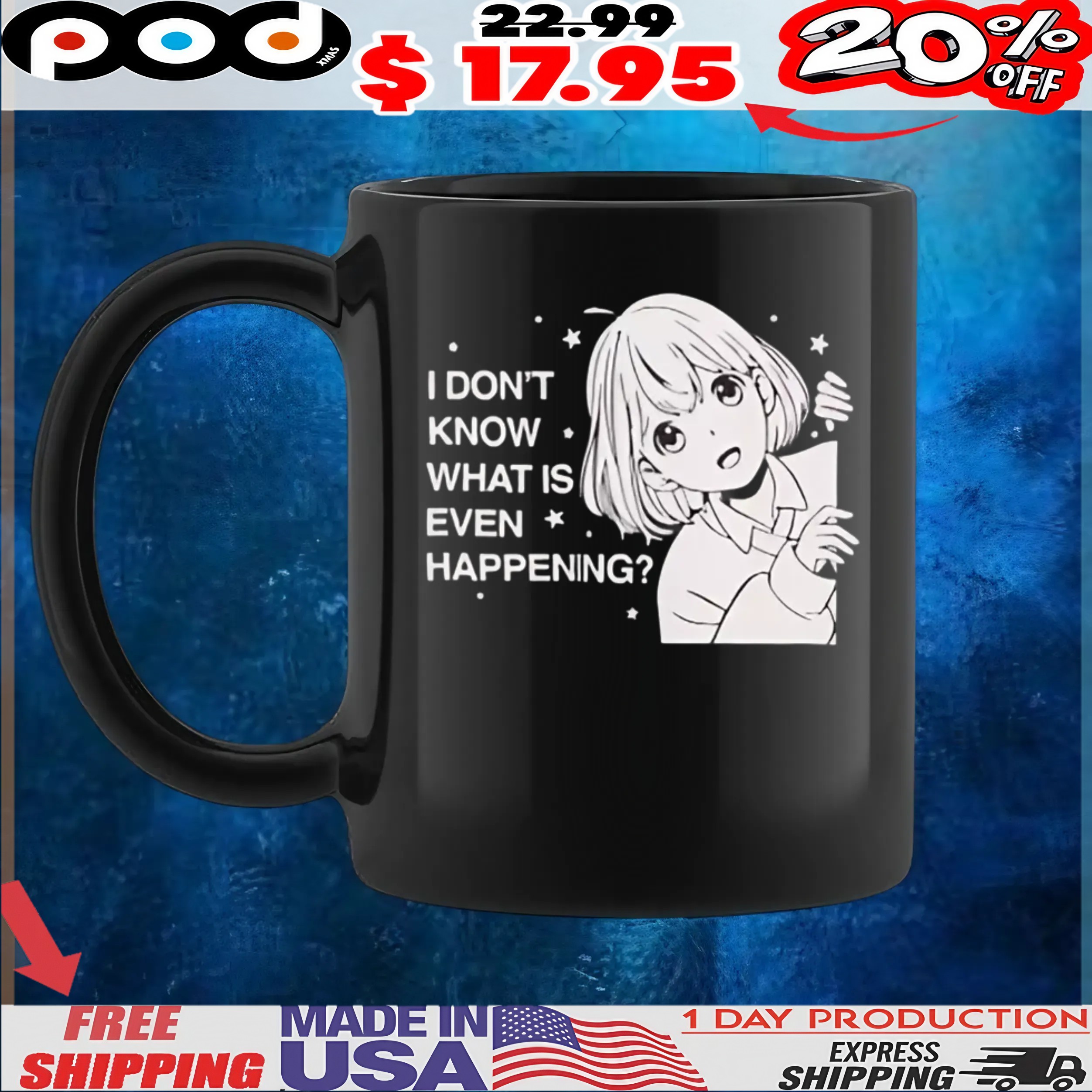 Anime Don't Know What's Happening T Shirt