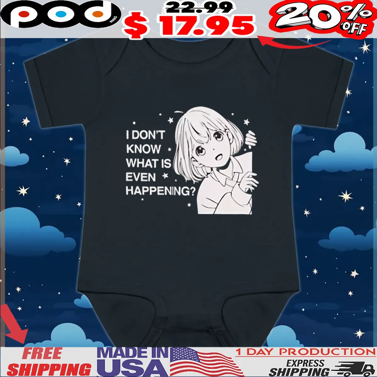 Anime Don't Know What's Happening T Shirt