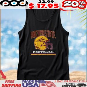 Arizona State Football Vintage Helmet T Shirt